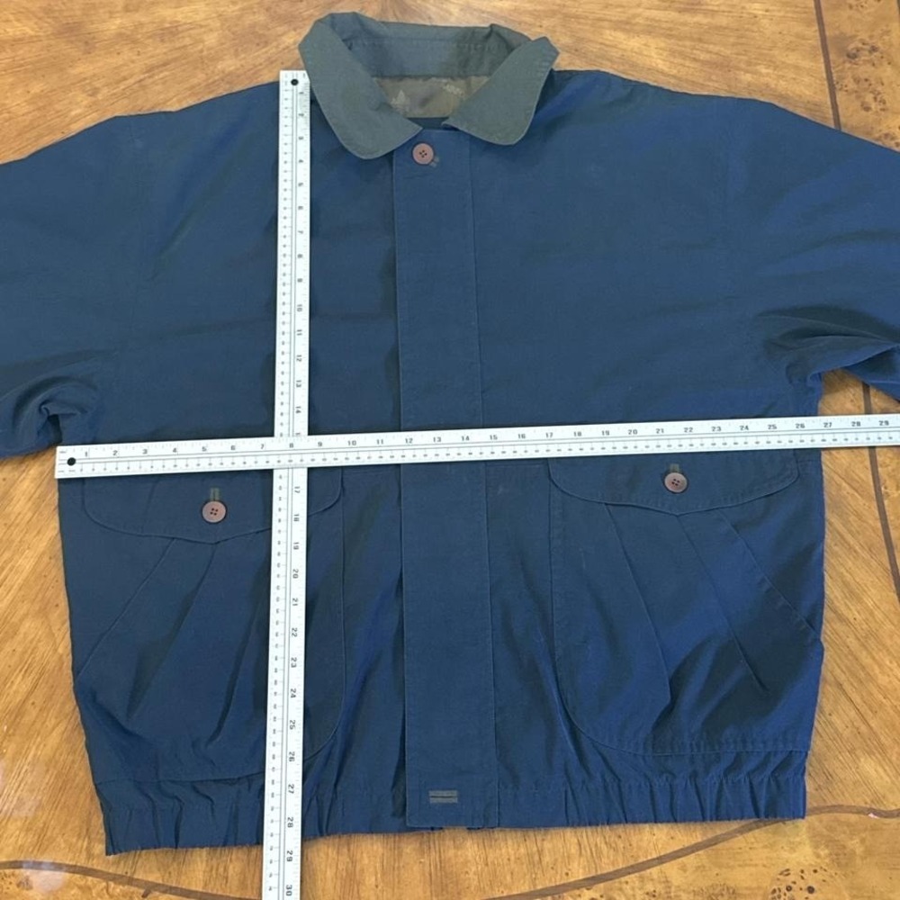 RainForest Navy Jacket Olive Collar Men's XL Outdoor Casual Layer - Picture 3 of 8